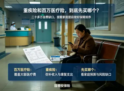 重疾险和百万医疗险，到底先买哪个