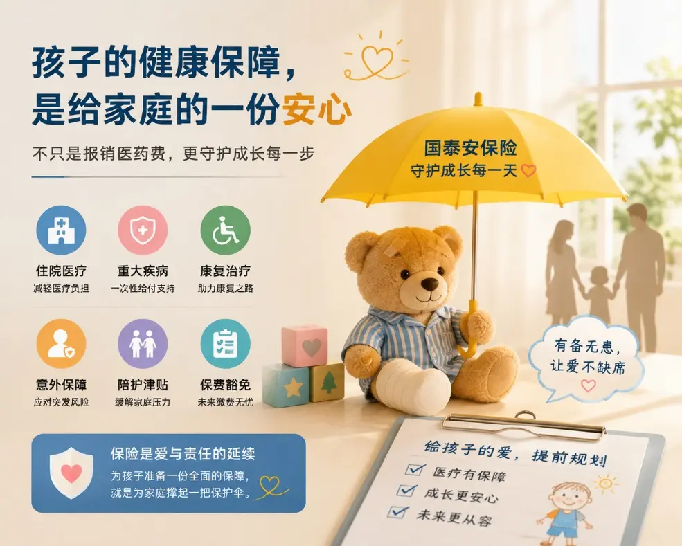 孩子第一次住院后,父母才发现少儿保险不只是“报销医药费”(图1) 孩子第一次住院后,父母才发现少儿保险不只是“报销医药费”(图1)