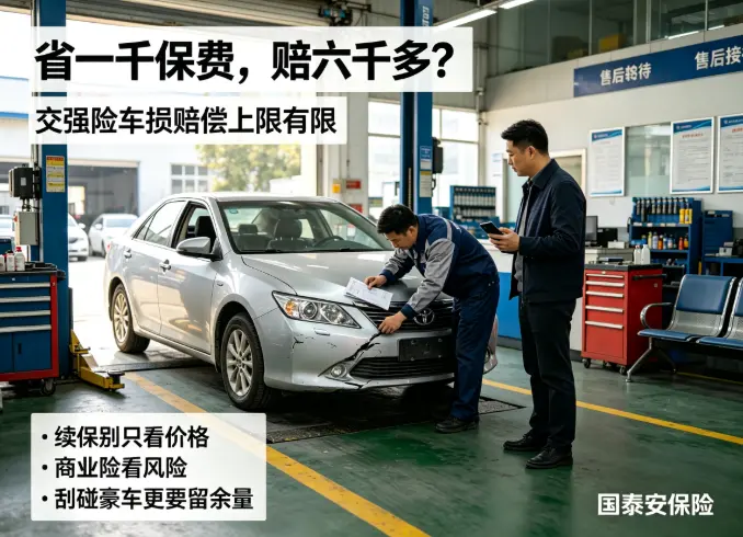 车险快到期了，续保是只买交强险就够了，还是“全险”更安心？(图1)