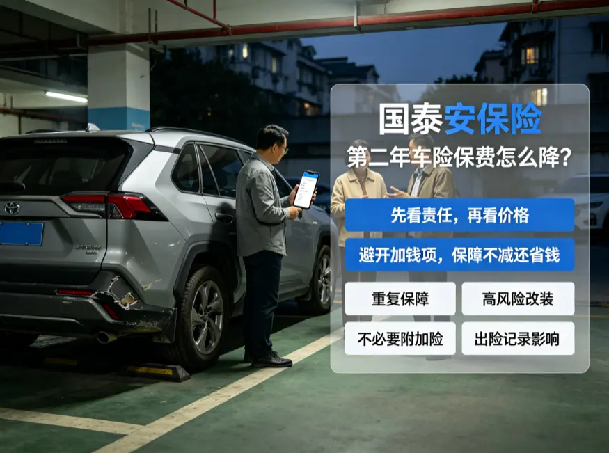 第二年车险保费怎么降？避开这几个加钱项，保障不减还省钱(图1)