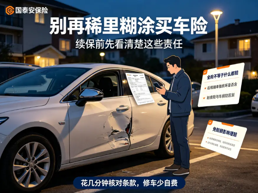 车险续保水很深，弄懂这几点，每年能省下不少钱(图1)