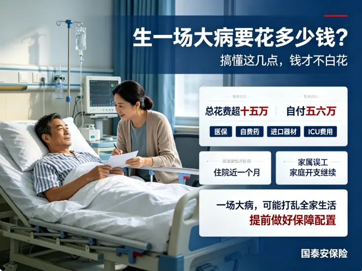 生一场大病要花多少钱？搞懂这几点，钱才不白花(图1)